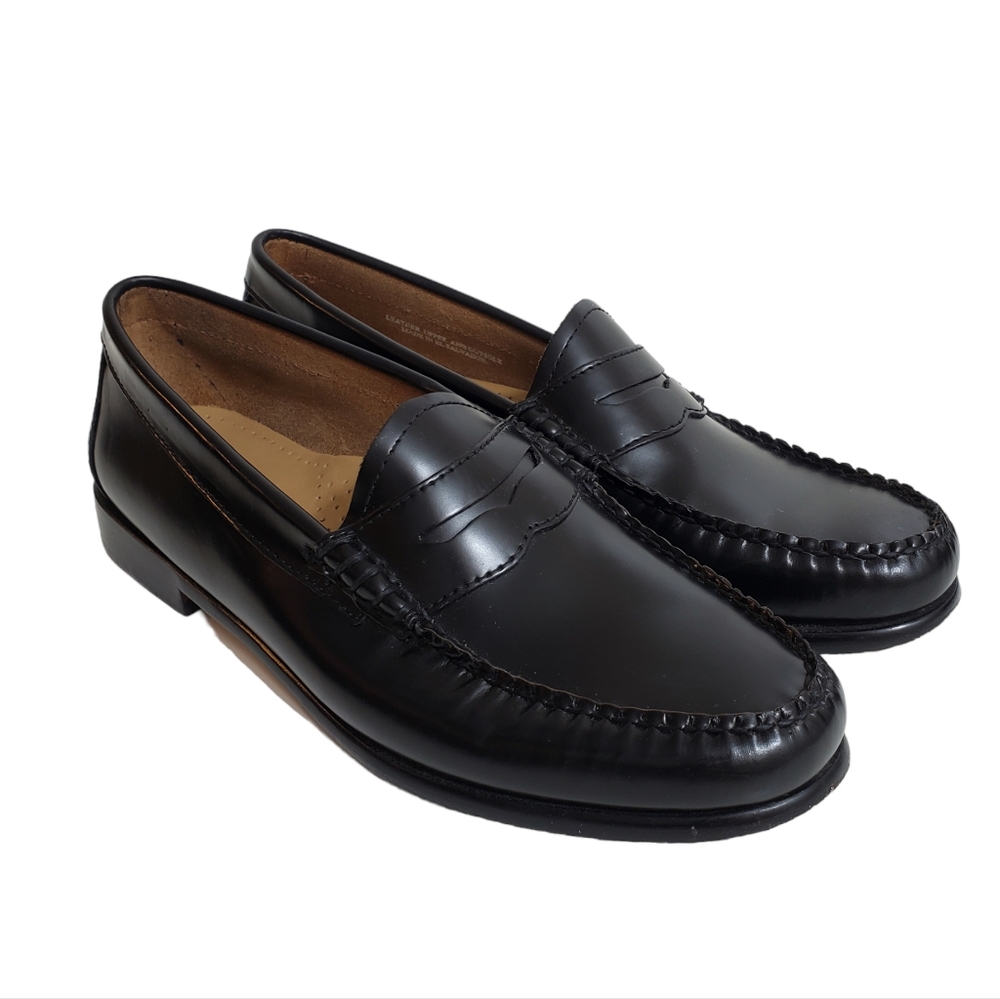 G.H. BASS Weejuns Womens 8.5 M Black Whitney Penny Loafers Excellent Condition